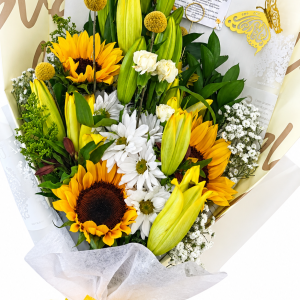 Bouquet Lirios Girasoles